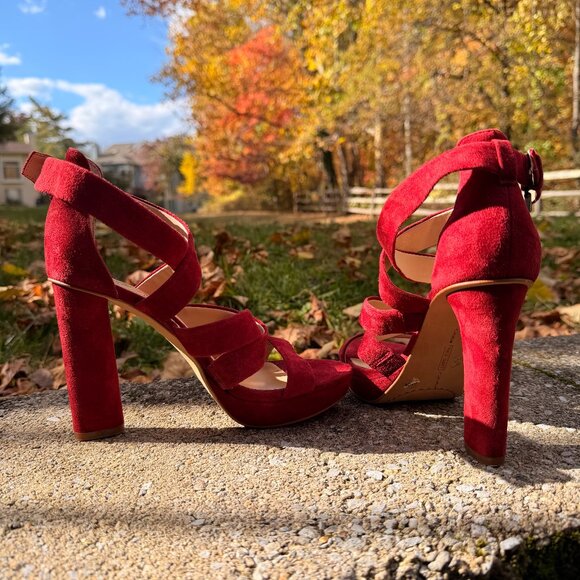 Vince Camuto Catyna Heeled Platform Sandal - Picture 5 of 7